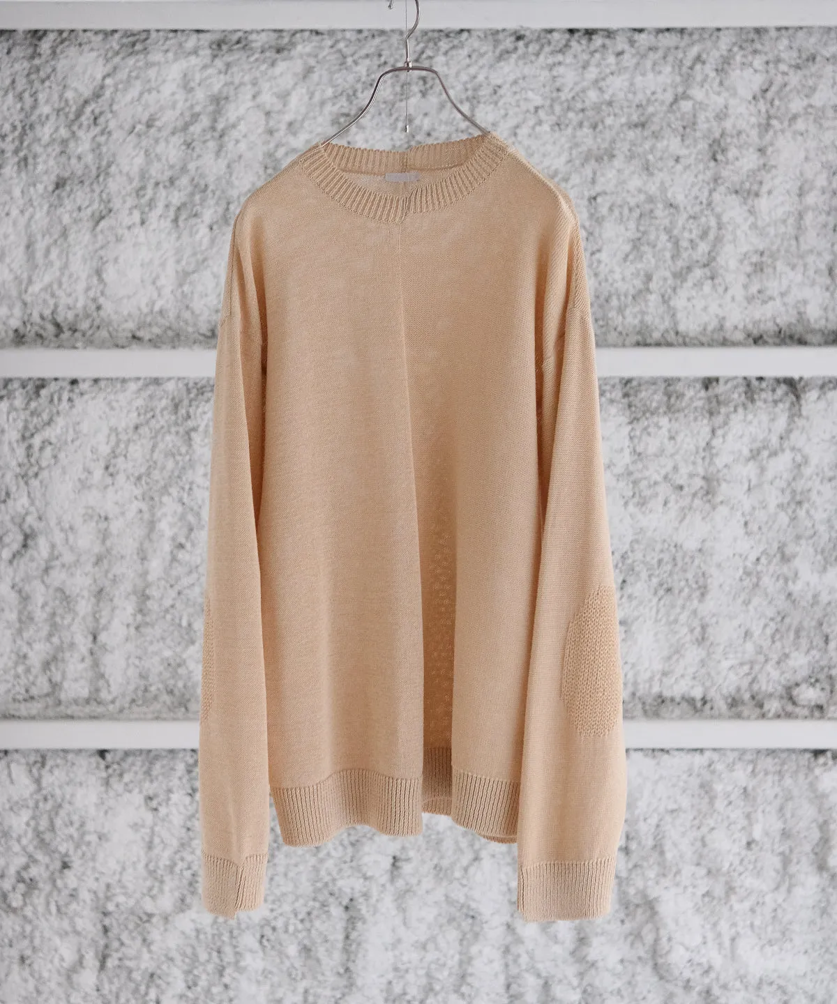 Rebuild Cotton Knit Pullover - Blanc YM