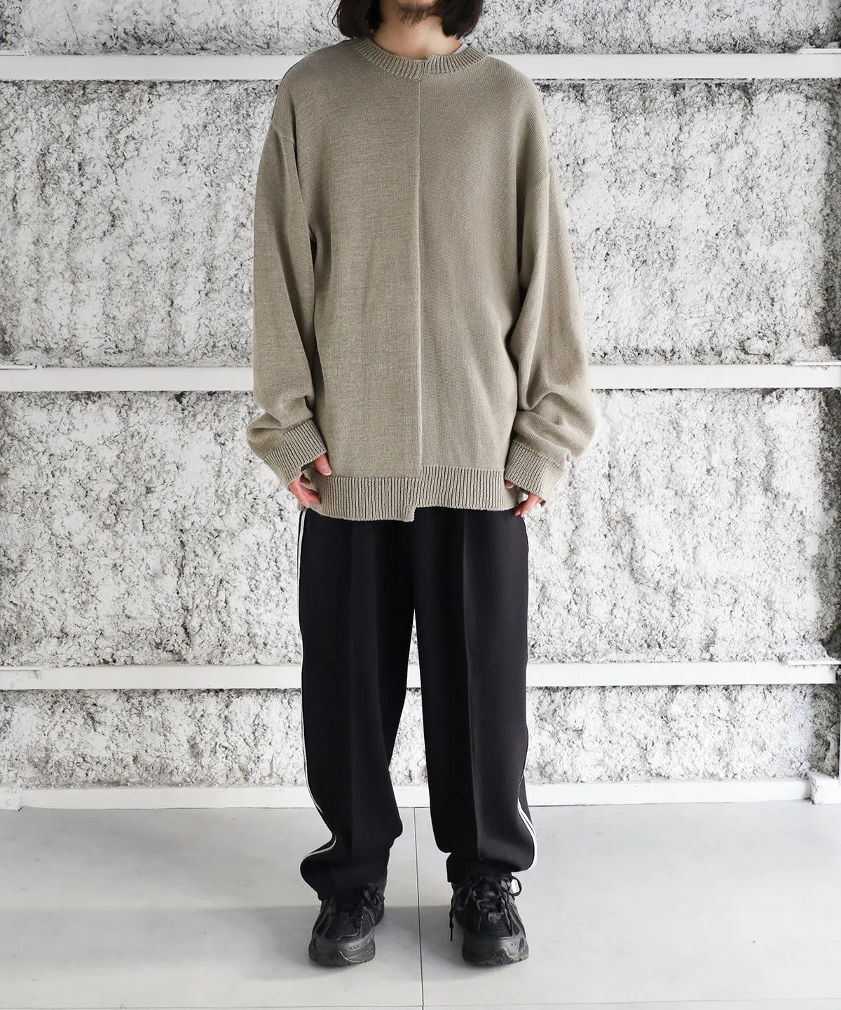 Rebuild Cotton Knit Pullover - Blanc YM