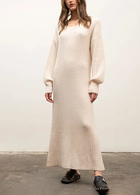 Ribbed Knit Maxi Dress