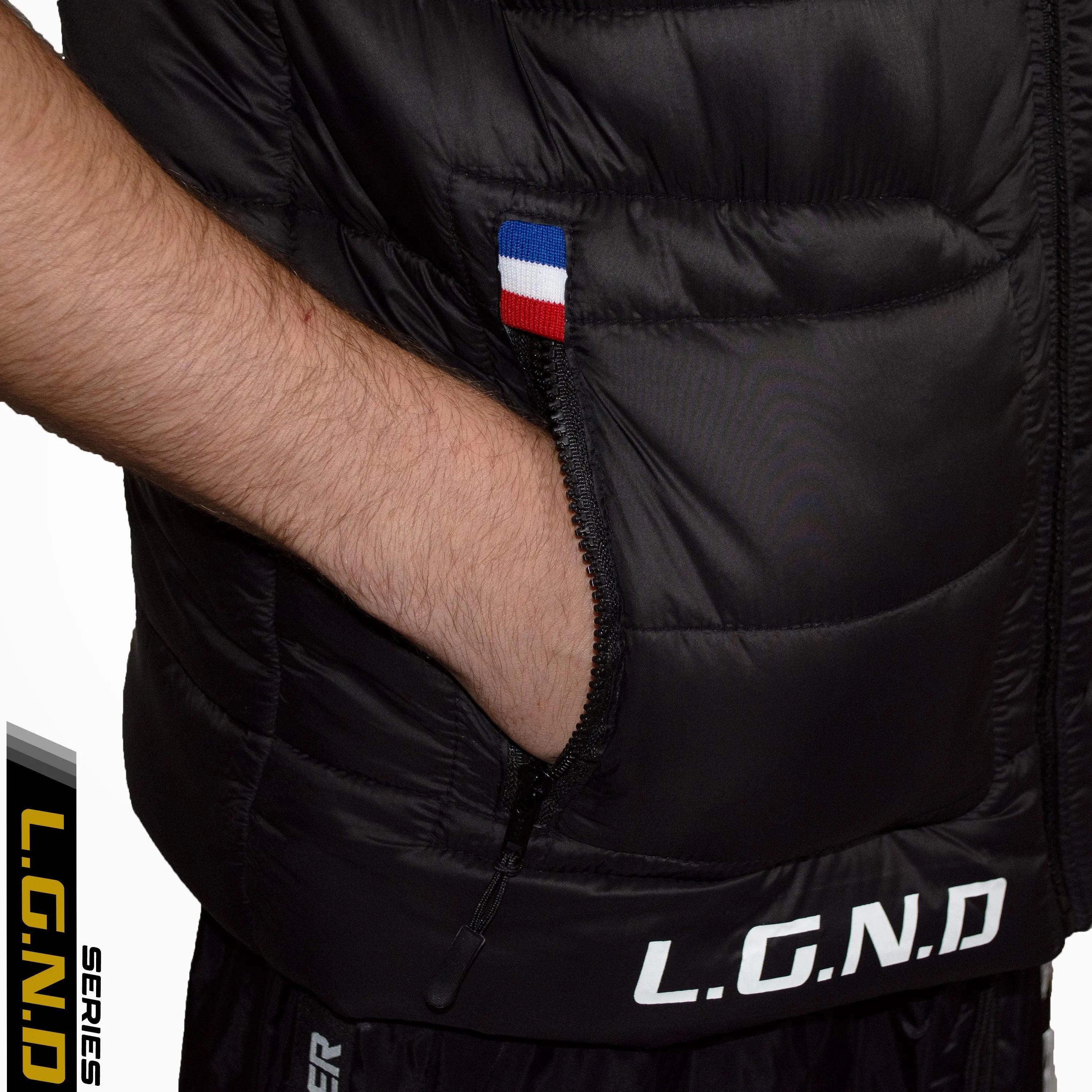 RingMaster Sports Gilet Jacket L.G.N.D Series Black