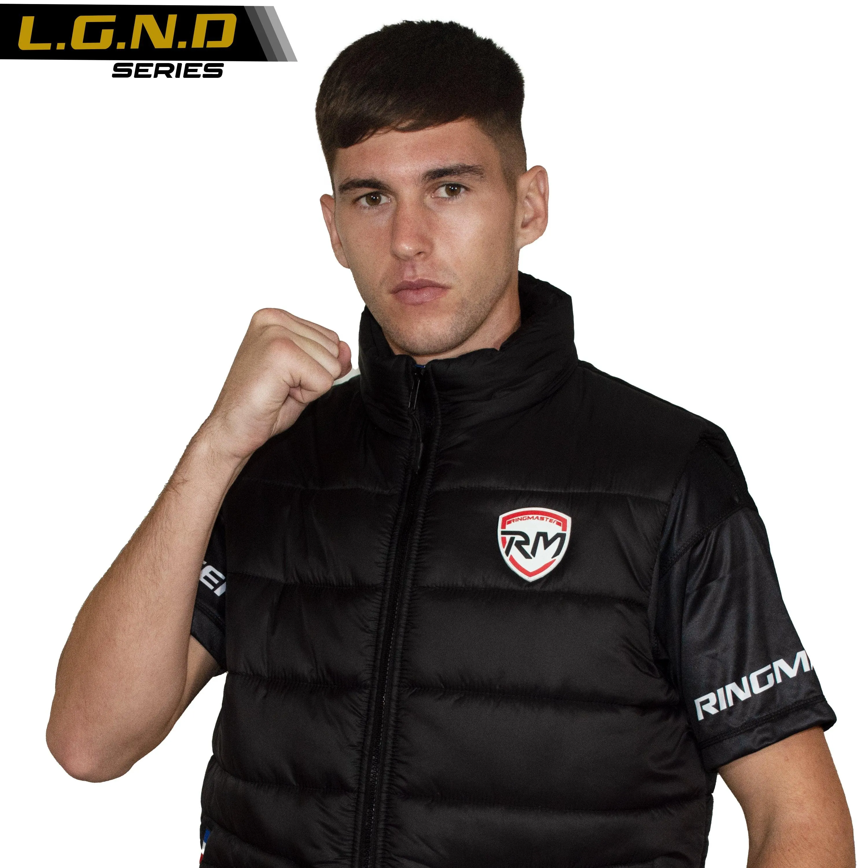 RingMaster Sports Gilet Jacket L.G.N.D Series Black