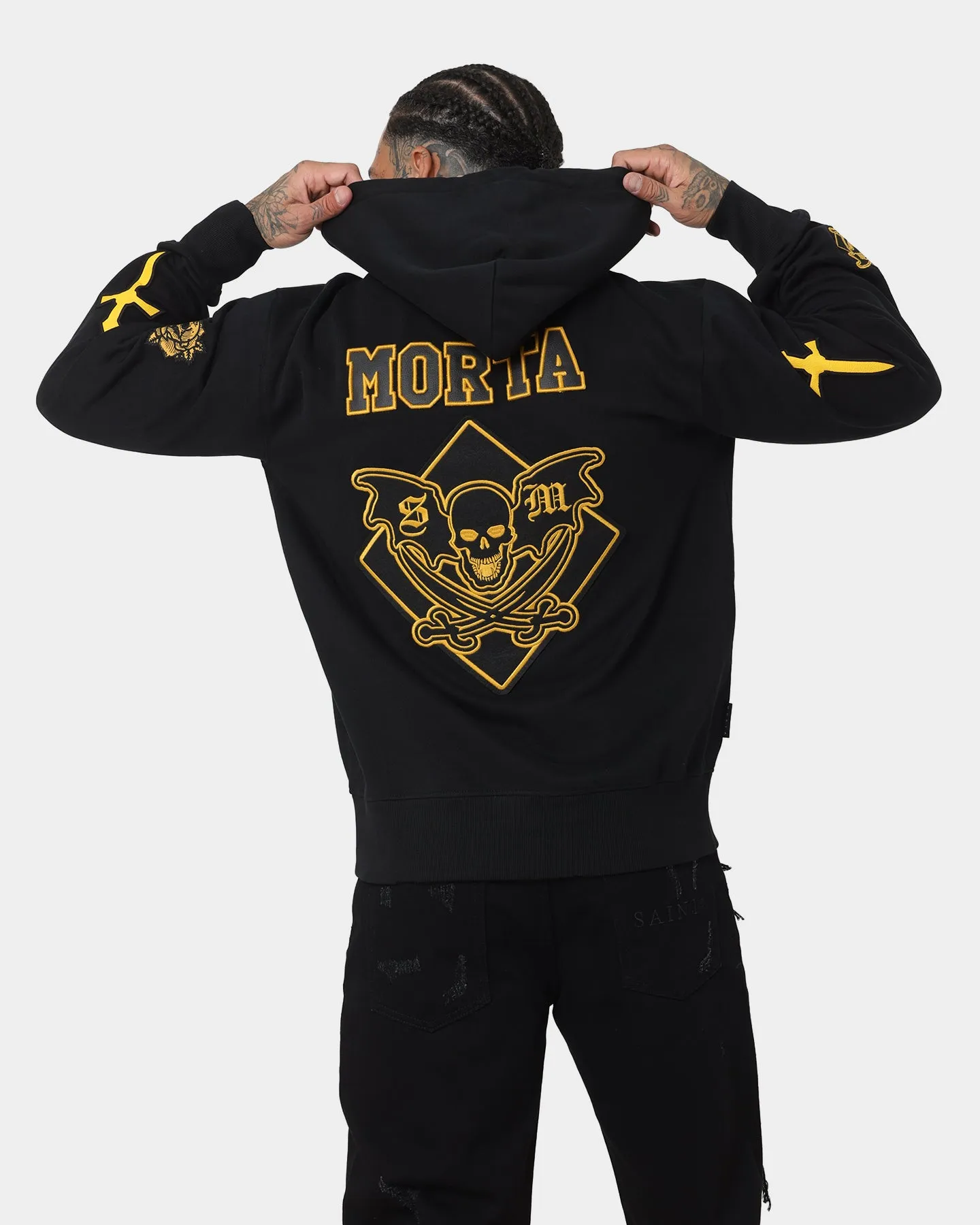 Saint Morta Graveyard Hoodie Black/Gold