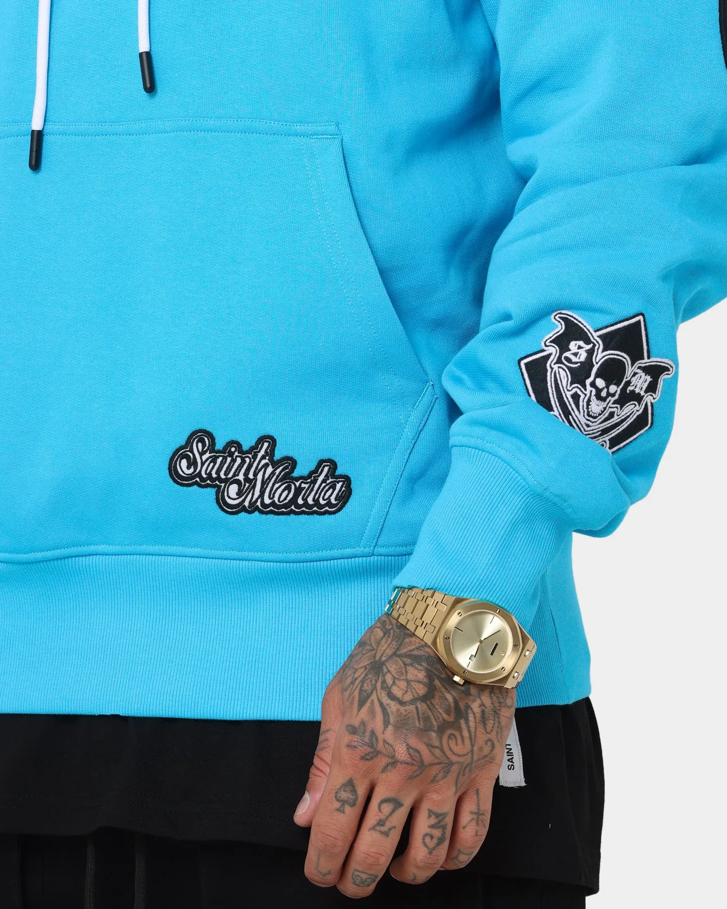 Saint Morta Graveyard Hoodie Cyan