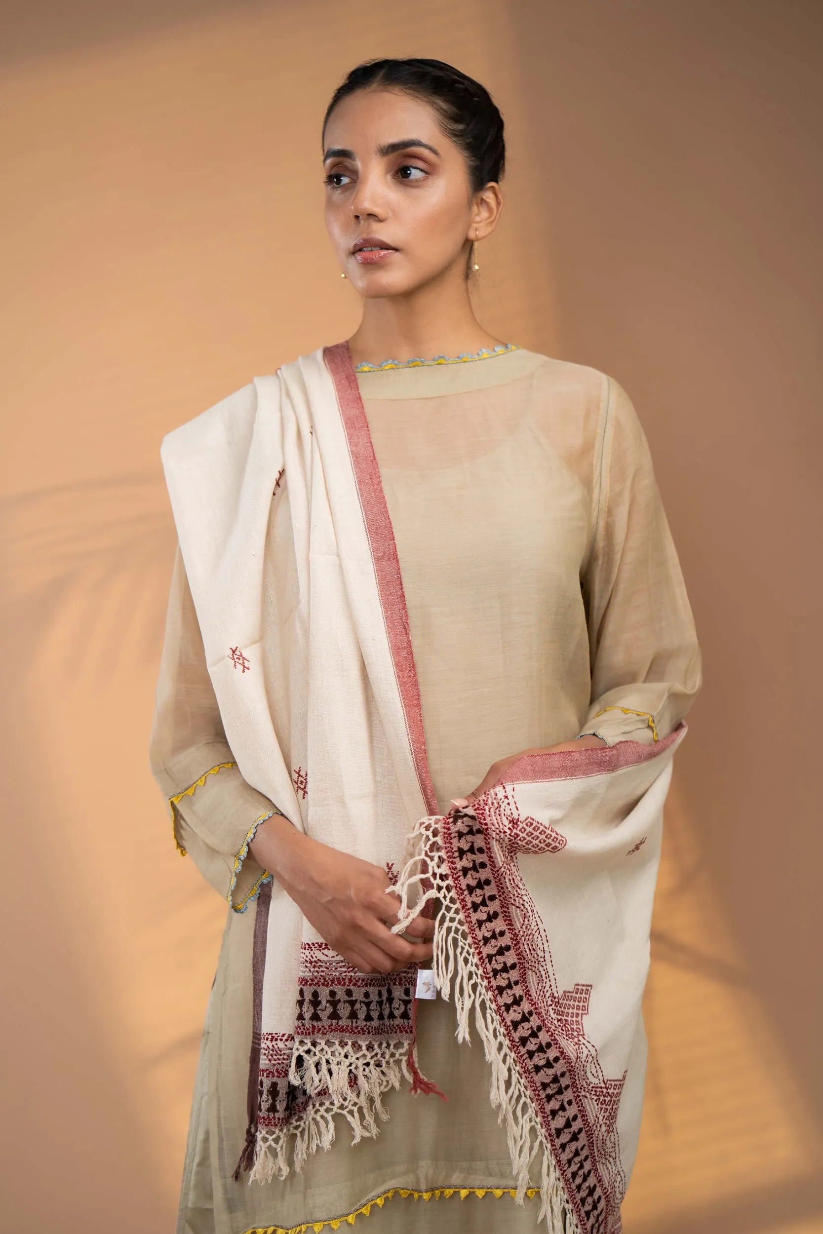 Santino Handwoven Kala Cotton Stole