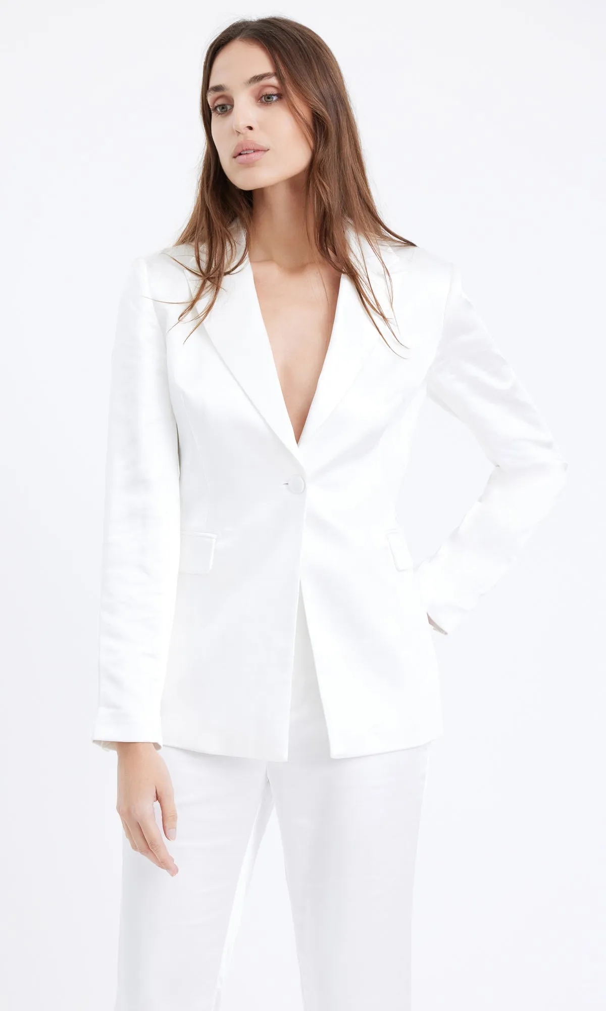 Shinna Satin Blazer