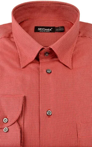 St Croix Men's Button Down Shirt in Red