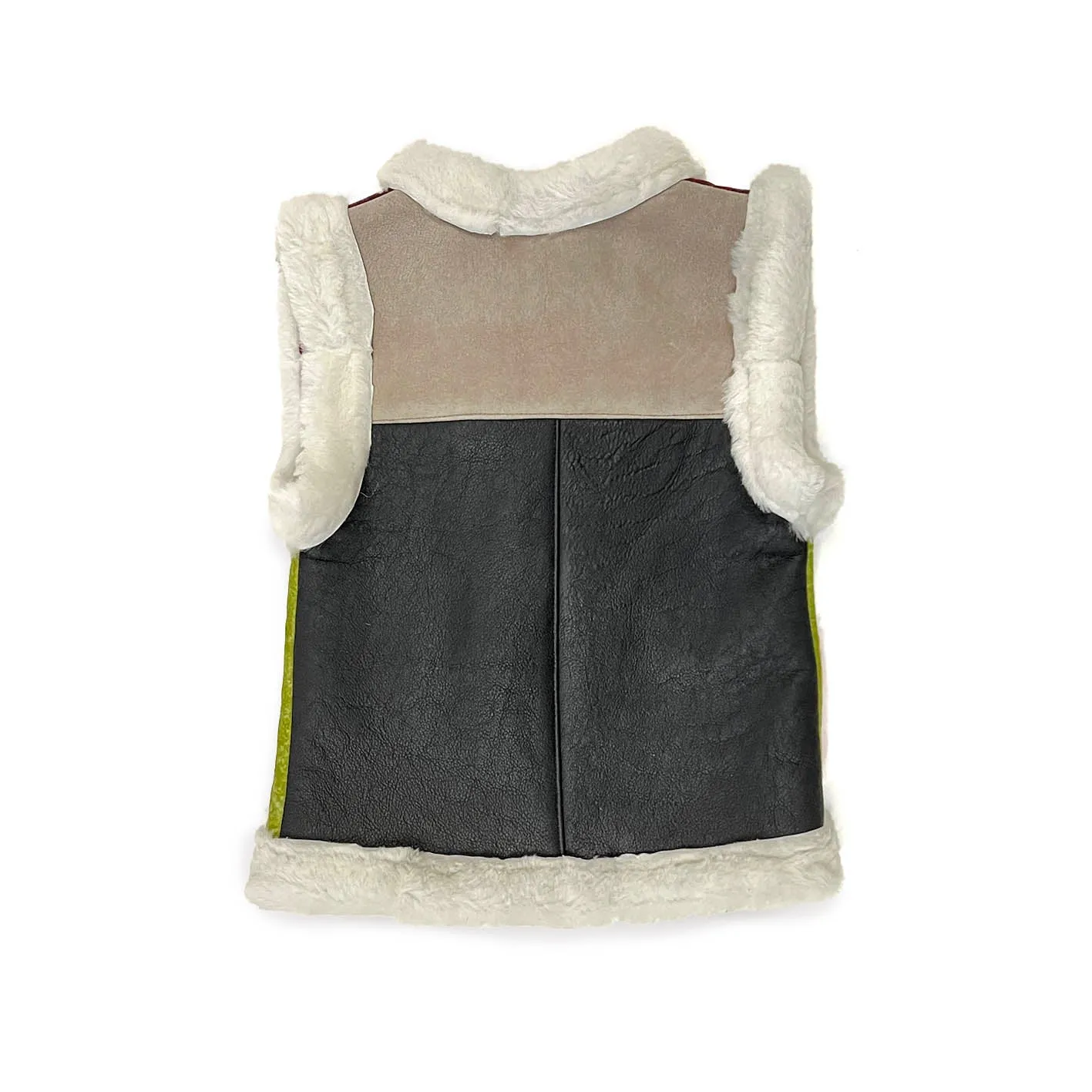 STEPPE kids' gilet M / Berry, Green   Pink