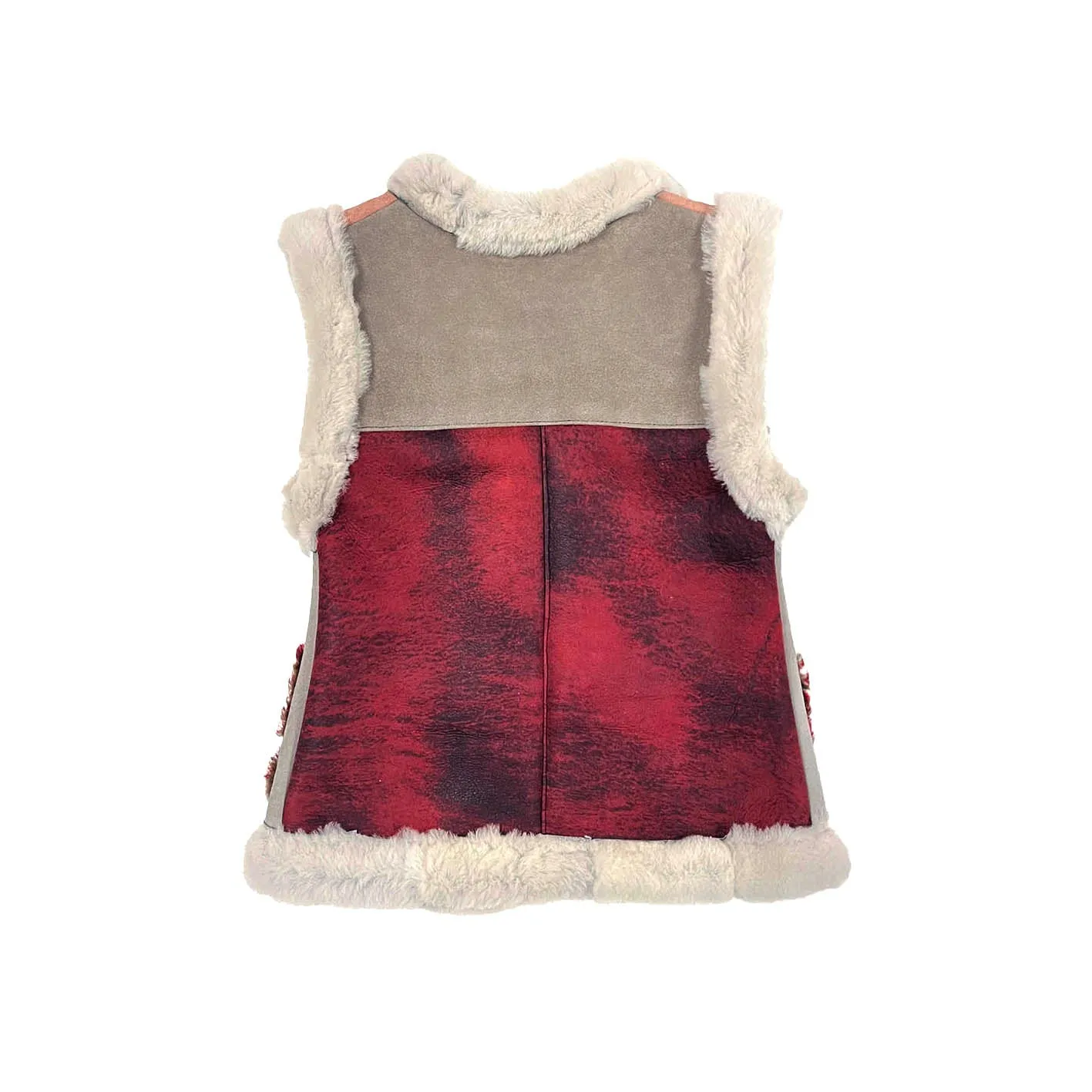 STEPPE kids' gilet M / Pink, Grey   Berry