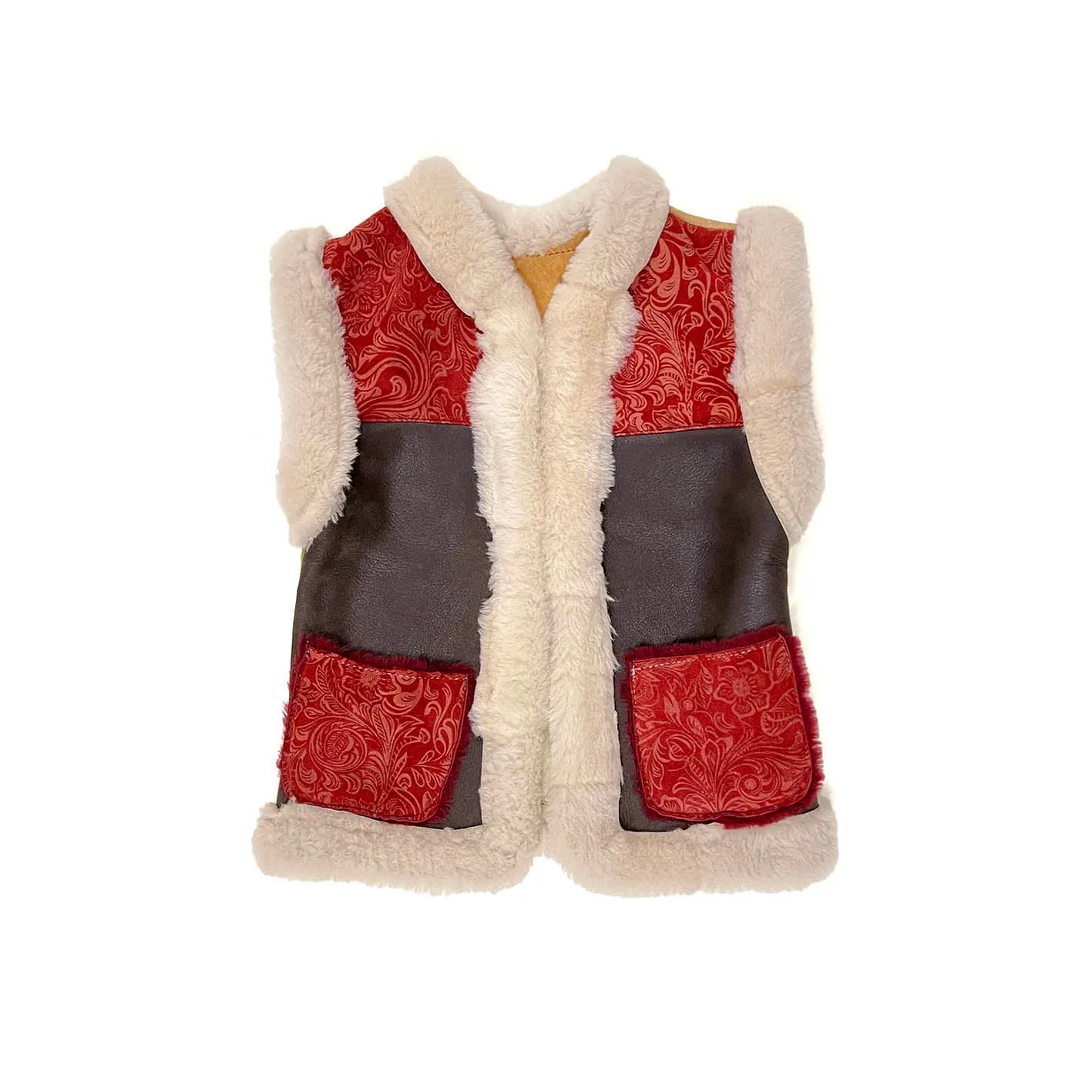 STEPPE kids' gilet S / Berry   Black