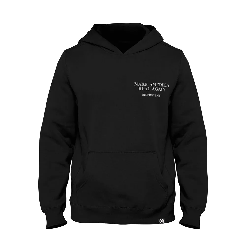 TRUMP Gangster Premium Fashion Heavy Hoodie [BLACK]