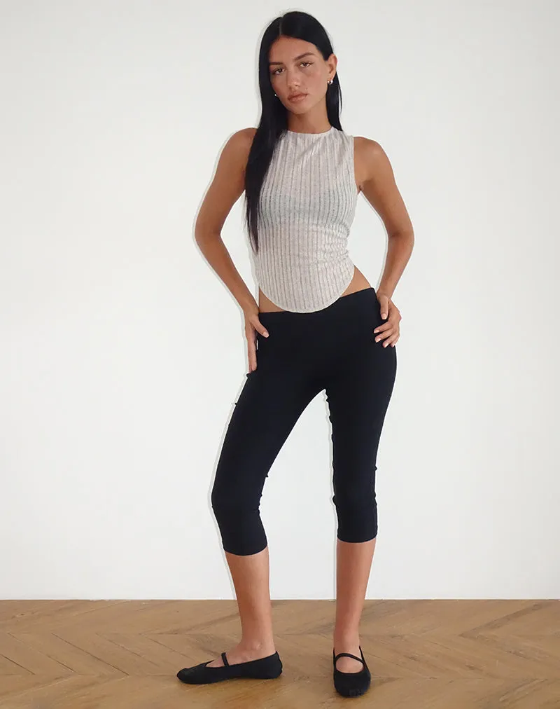 Tyla Knitted Top in Oatmilk