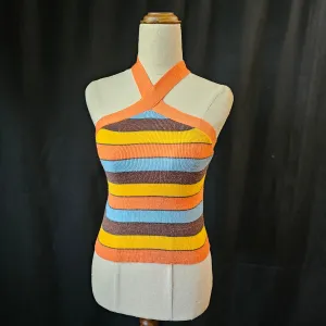 Vintage Hertex Striped Knit Top